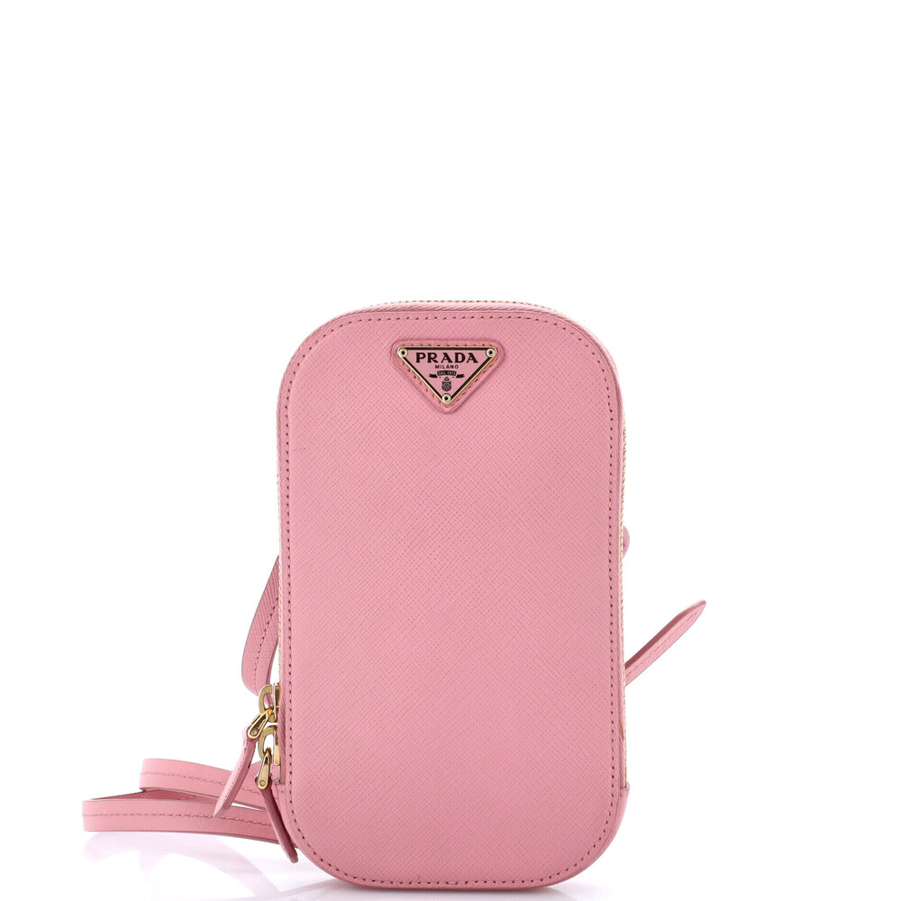 Prada Zip Phone Holder Crossbody Bag